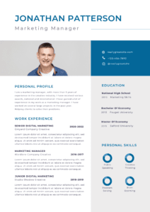 Sample resume design 15 by Job Vista